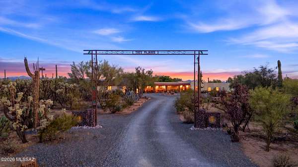 4.12 Acres of Land with Home for Sale in Tucson, Arizona