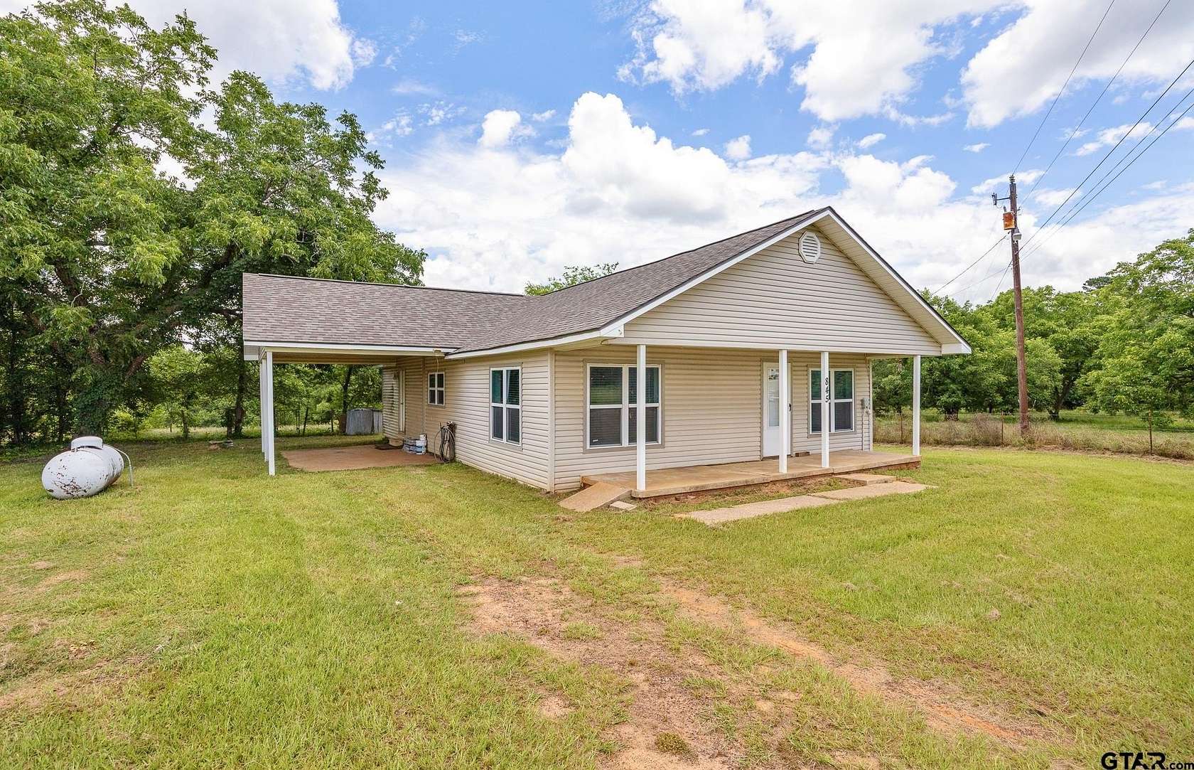 26.3 Acres of Recreational Land with Home for Sale in Troup, Texas
