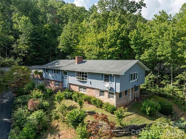 1.5 Acres of Land with Home for Sale in Black Mountain, North Carolina