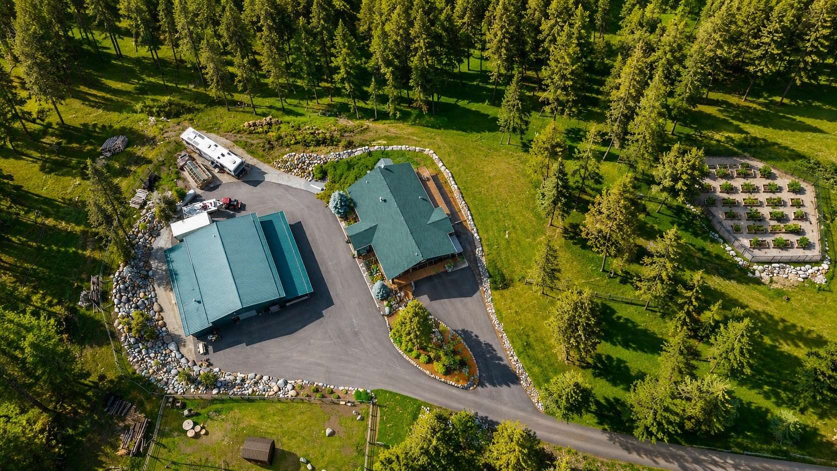 9.33 Acres of Land with Home for Sale in Kalispell, Montana