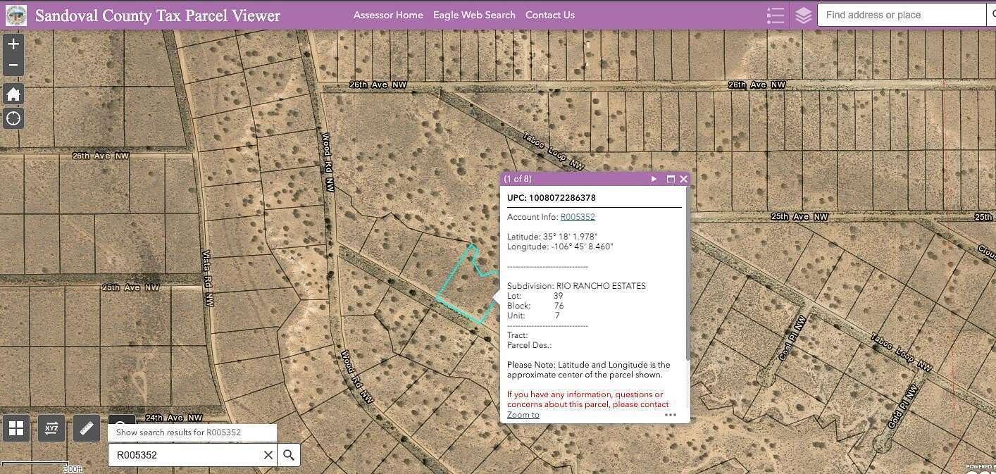 1.22 Acres of Land for Sale in Rio Rancho, New Mexico