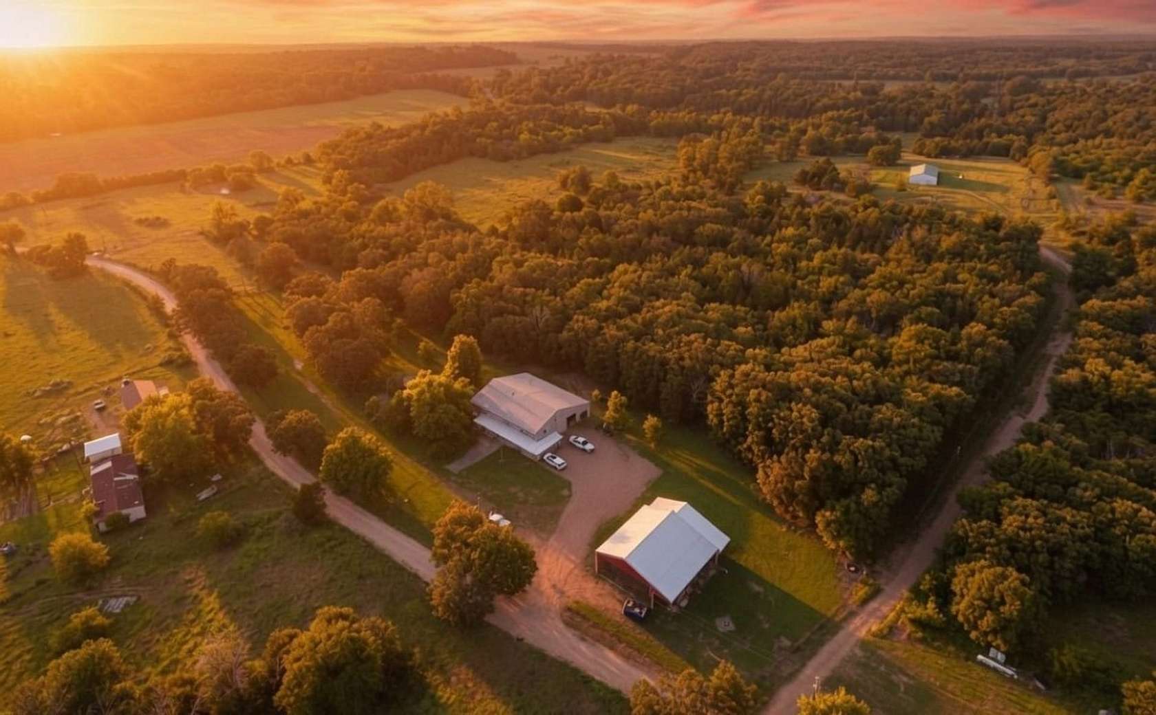 45.4 Acres of Land with Home for Sale in Meta, Missouri