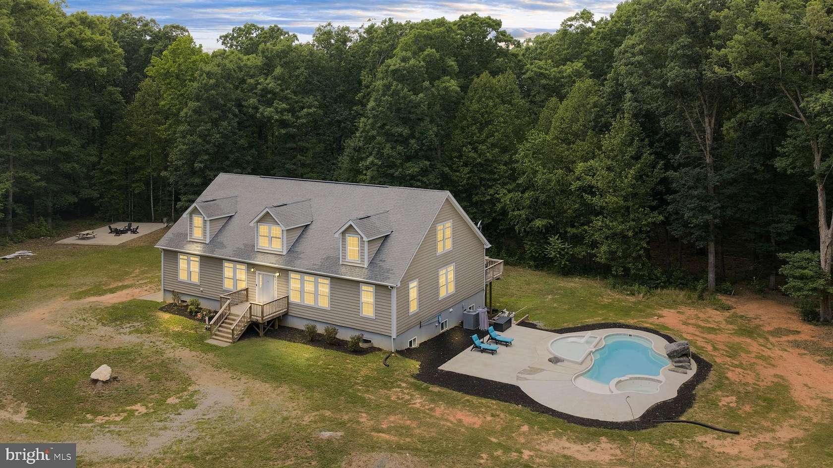 76.6 Acres of Recreational Land with Home for Sale in Mineral, Virginia