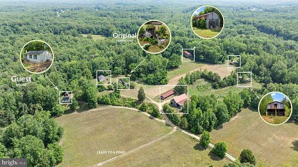 93.5 Acres of Land with Home for Sale in Hughesville, Maryland