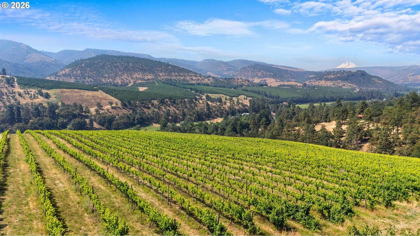 180 Acres of Agricultural Land with Home for Sale in The Dalles, Oregon