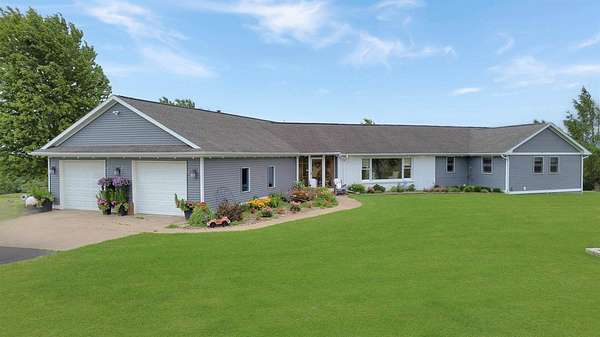 16 Acres of Land with Home for Sale in Christiana Town, Wisconsin
