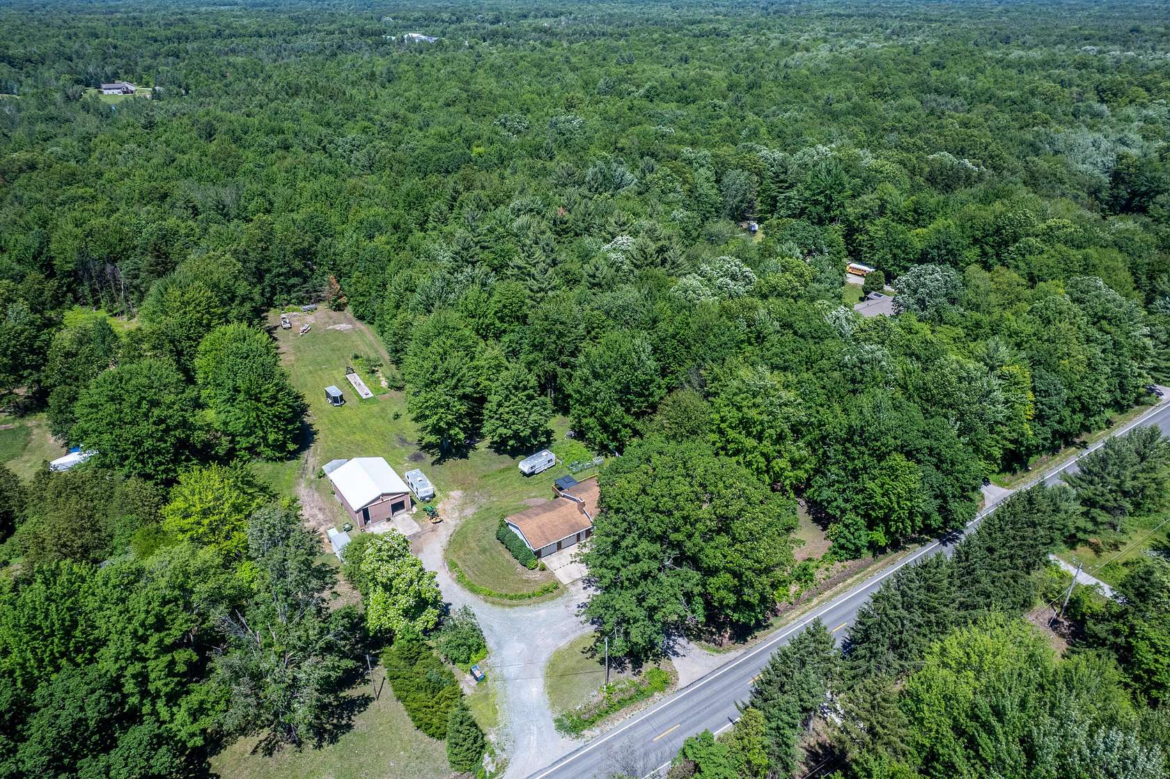 8 Acres of Land with Home for Sale in Fruitport, Michigan