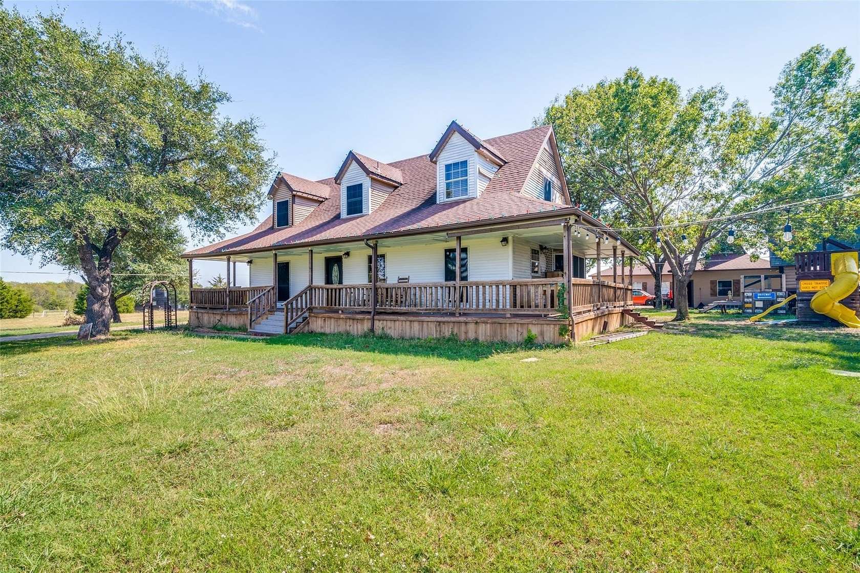 10 Acres of Land with Home for Lease in Forney, Texas