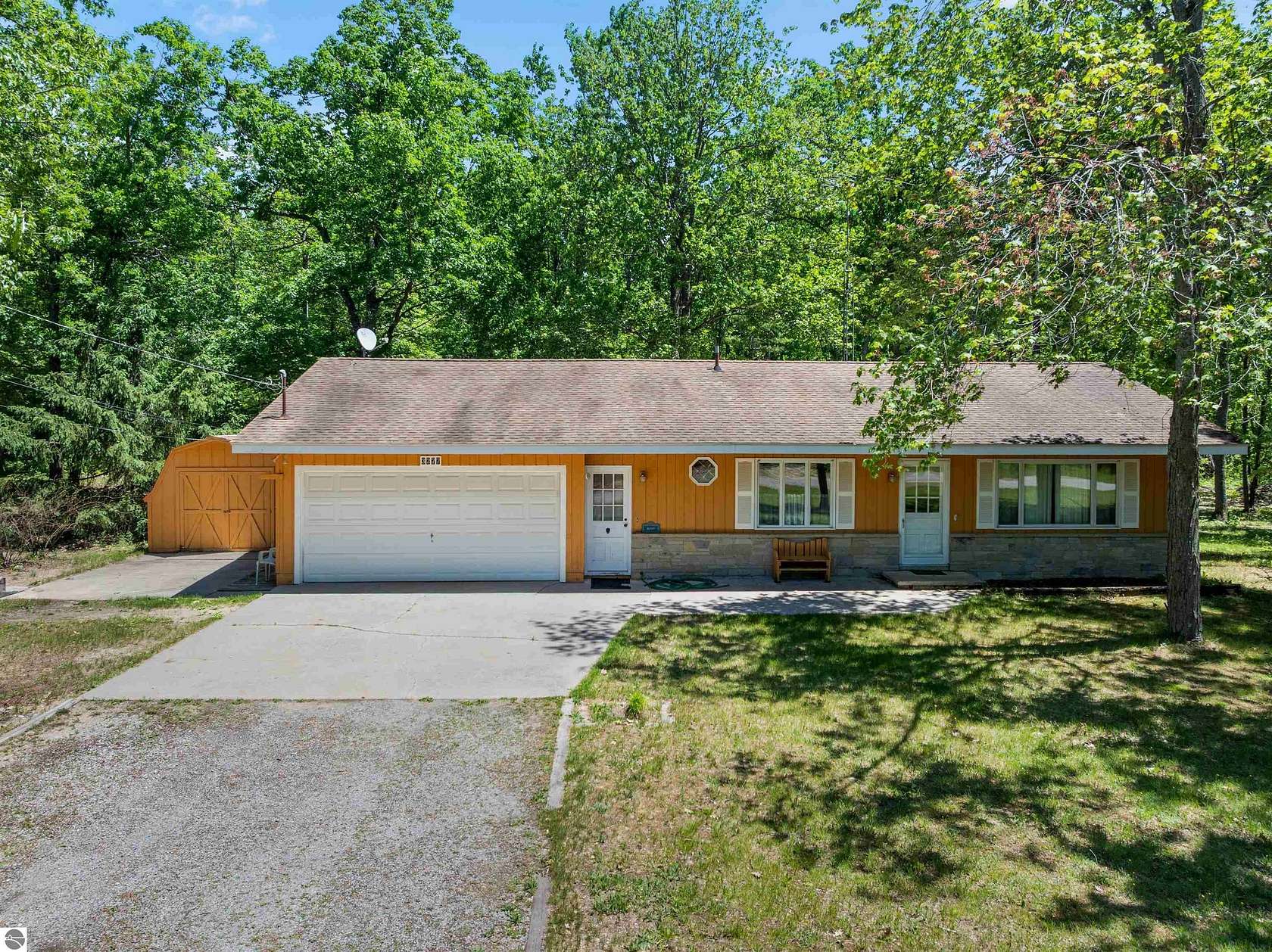 1.54 Acres of Land with Home for Sale in Lewiston, Michigan