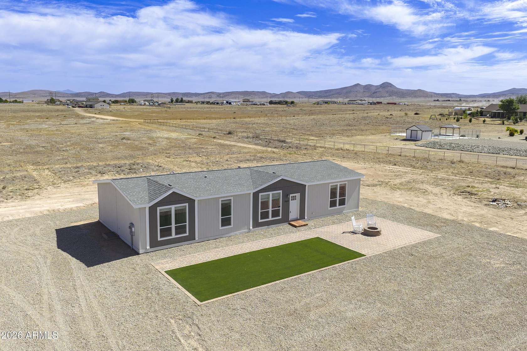 5 Acres of Land with Home for Sale in Prescott Valley, Arizona