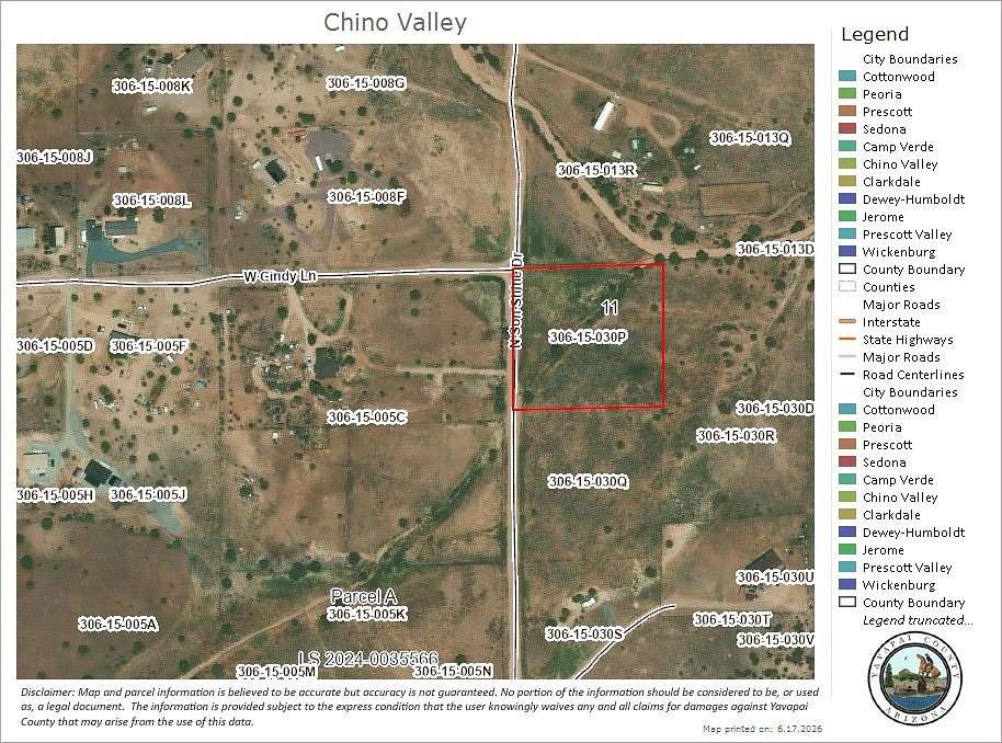 2.55 Acres of Land for Sale in Chino Valley, Arizona