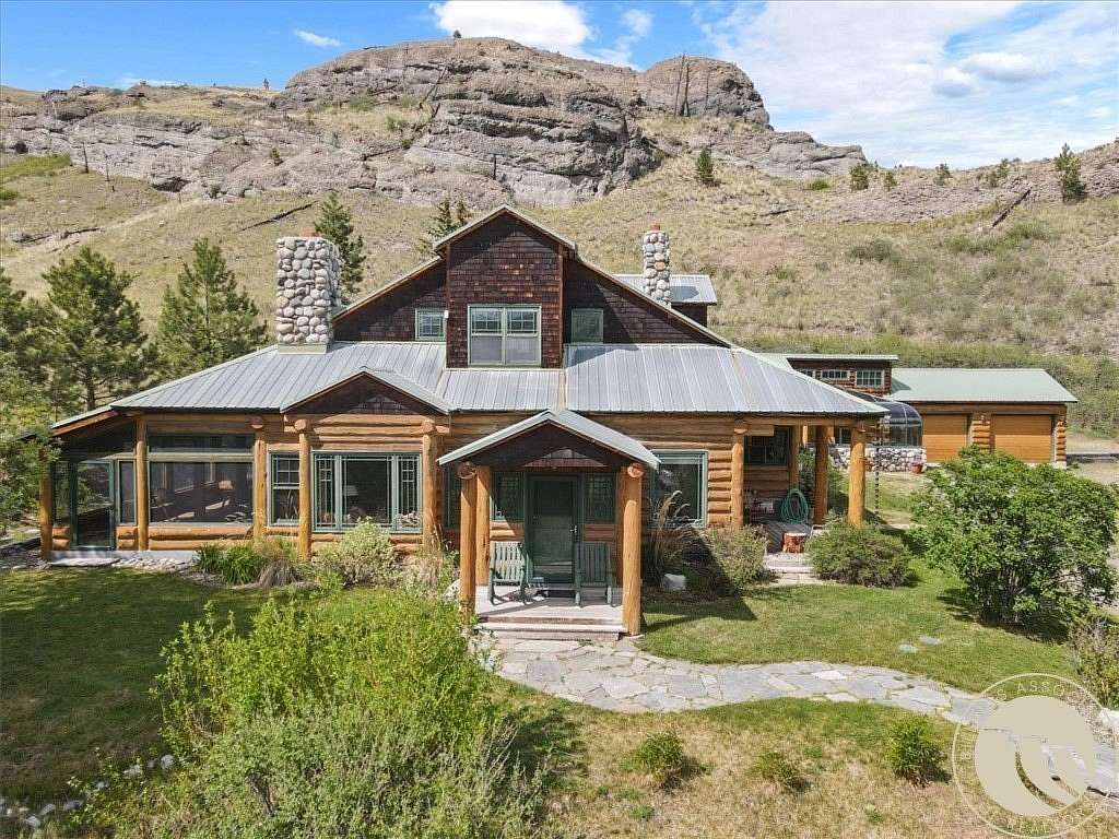 20.8 Acres of Land with Home for Sale in Absarokee, Montana