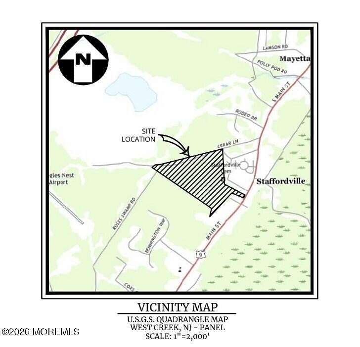 77 Acres of Land for Sale in West Creek, New Jersey
