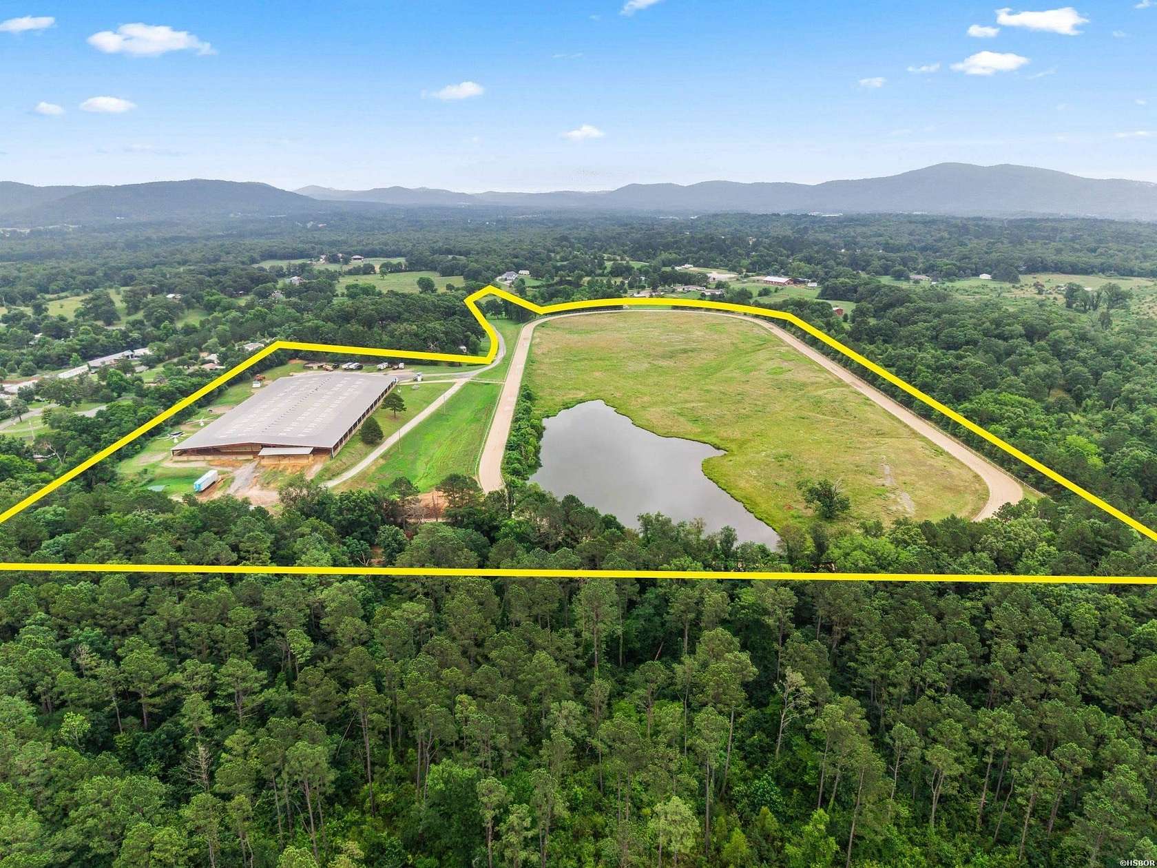 38 Acres of Agricultural Land with Home for Sale in Hot Springs, Arkansas