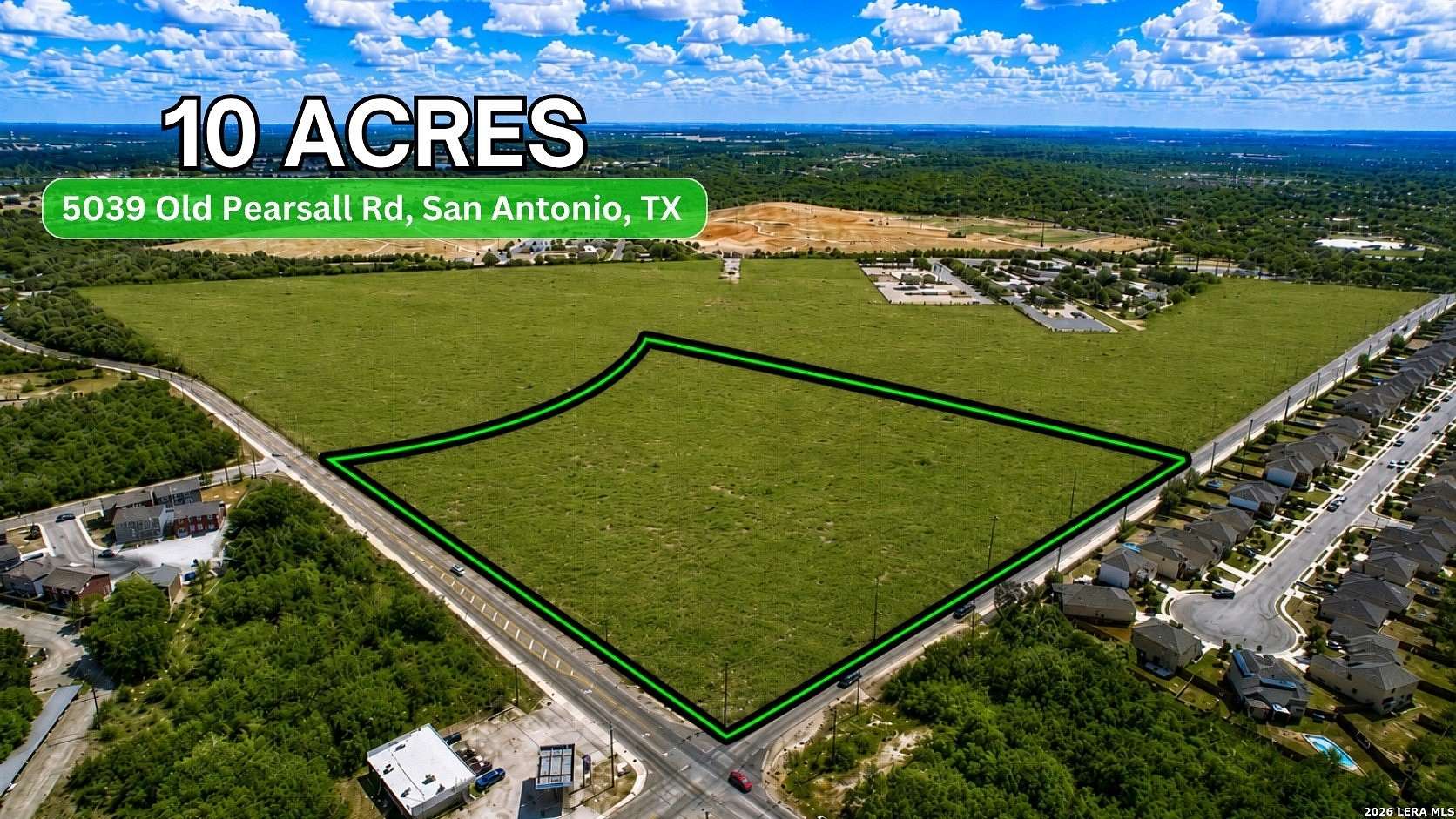 10 Acres of Land for Sale in San Antonio, Texas