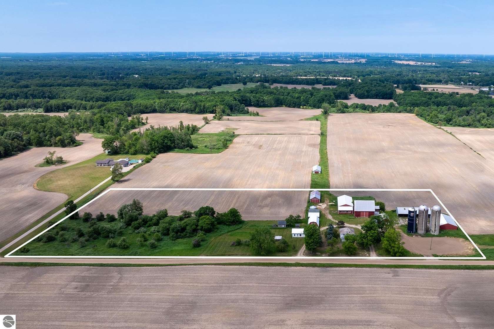 10 Acres of Land with Home for Sale in Mount Pleasant, Michigan