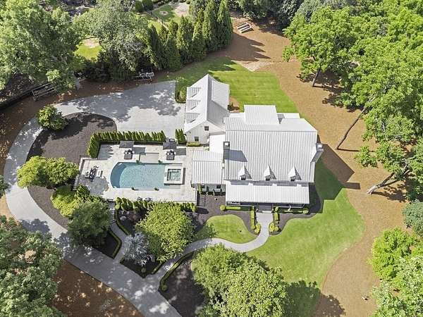 2.45 Acres of Land with Home for Sale in Alpharetta, Georgia