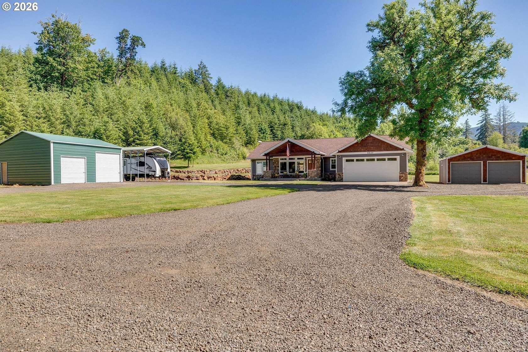 6.7 Acres of Land with Home for Sale in Willamina, Oregon