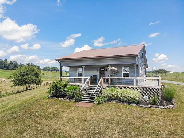 6.86 Acres of Land with Home for Sale in Meadow View, Virginia