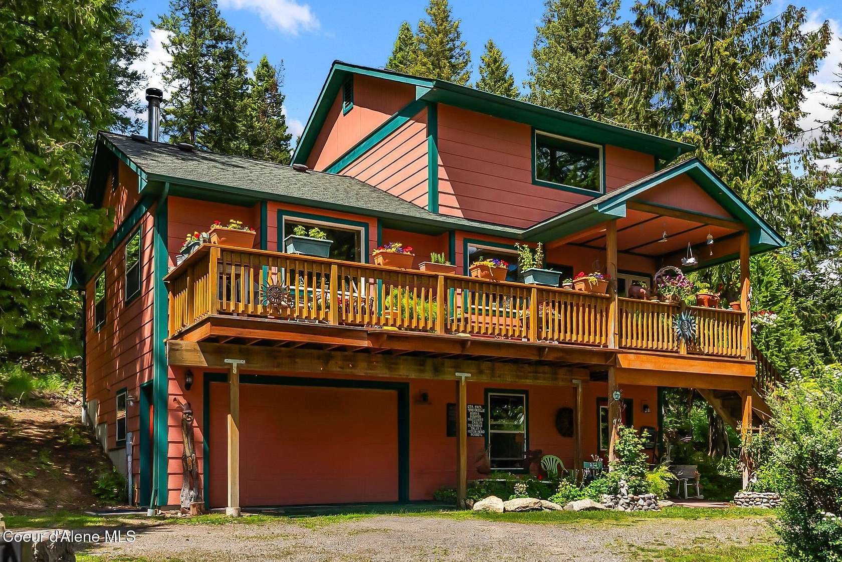 13.7 Acres of Recreational Land with Home for Sale in Cocolalla, Idaho