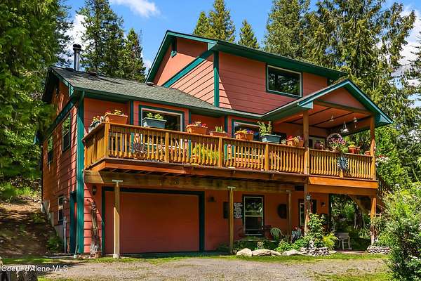 13.7 Acres of Recreational Land with Home for Sale in Cocolalla, Idaho