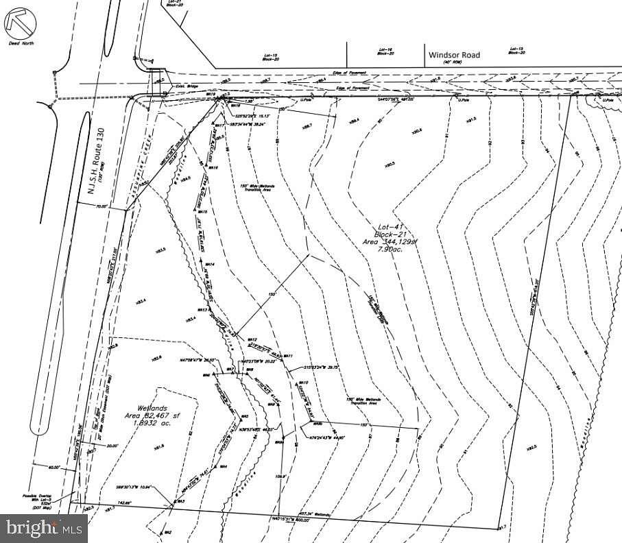 8.45 Acres of Mixed-Use Land for Sale in Robbinsville, New Jersey