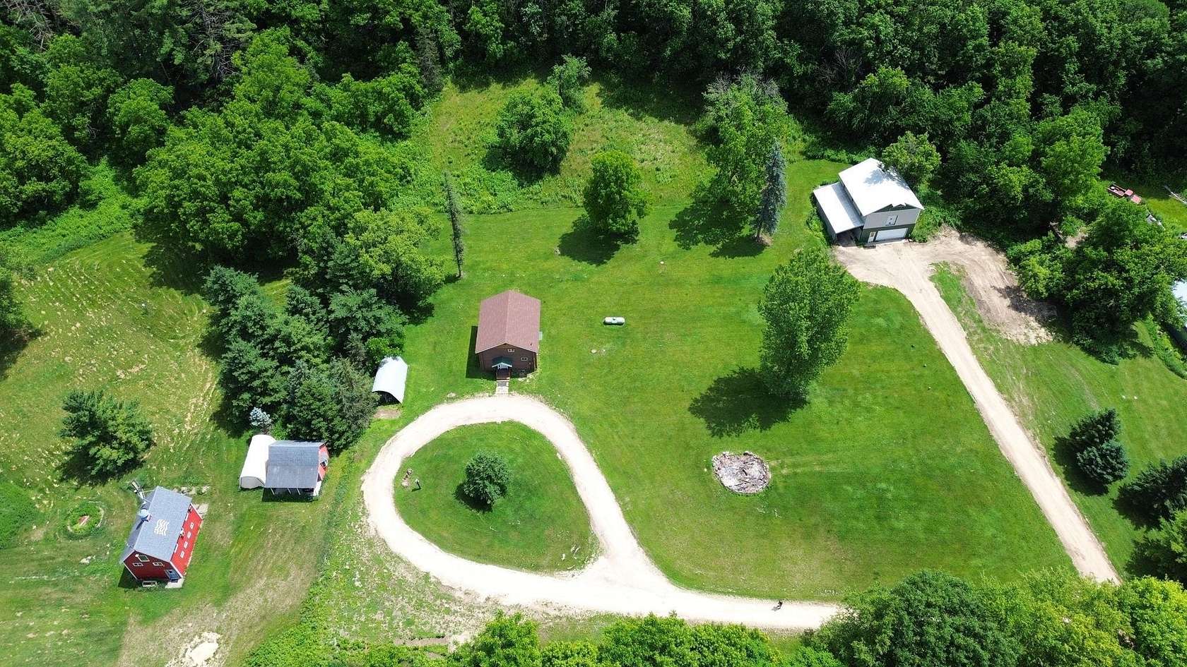 5.3 Acres of Land with Home for Sale in Hager City, Wisconsin