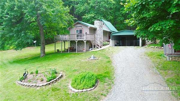 6.3 Acres of Land with Home for Sale in Laurel Springs, North Carolina