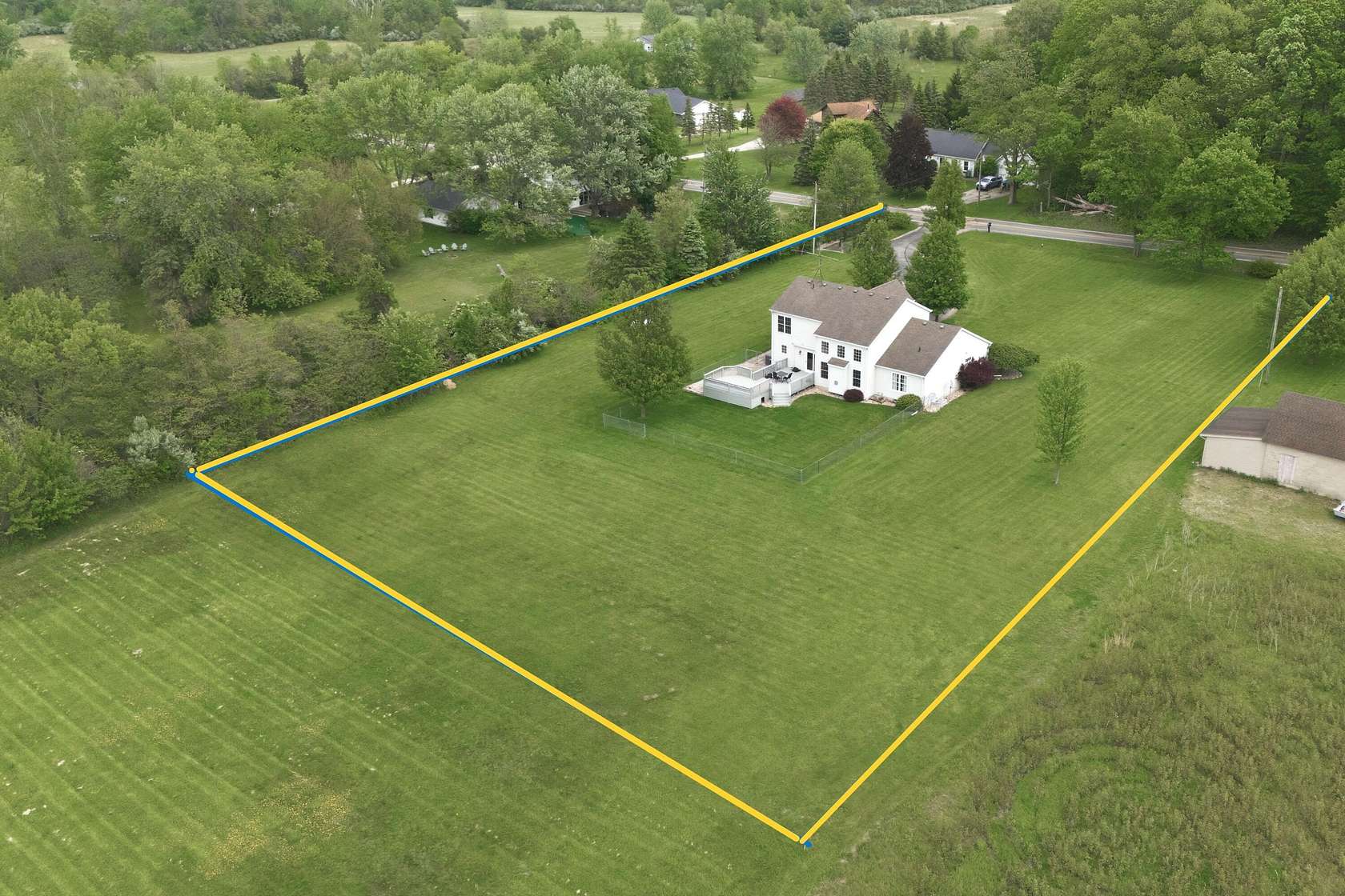 1.7 Acres of Land with Home for Sale in Bridgman, Michigan
