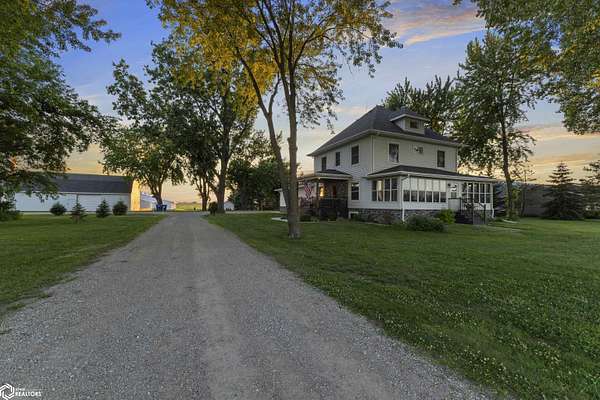 6 Acres of Land with Home for Sale in Garner, Iowa