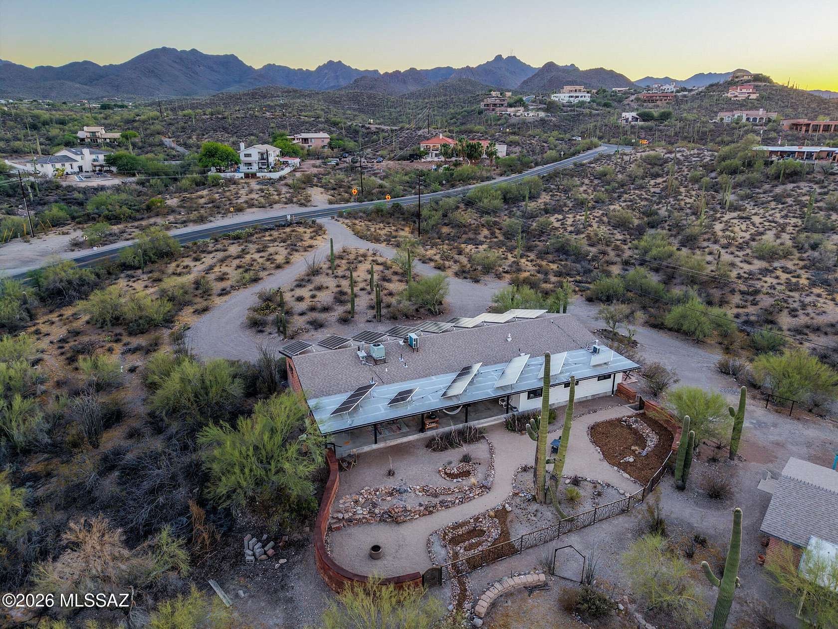 3.2 Acres of Land with Home for Sale in Tucson, Arizona