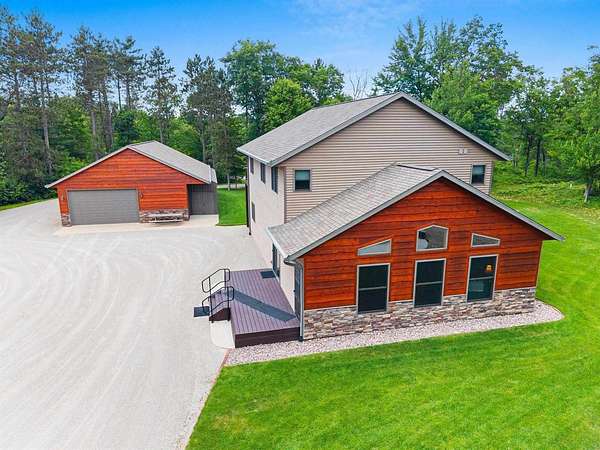 9.78 Acres of Land with Home for Sale in Crivitz, Wisconsin