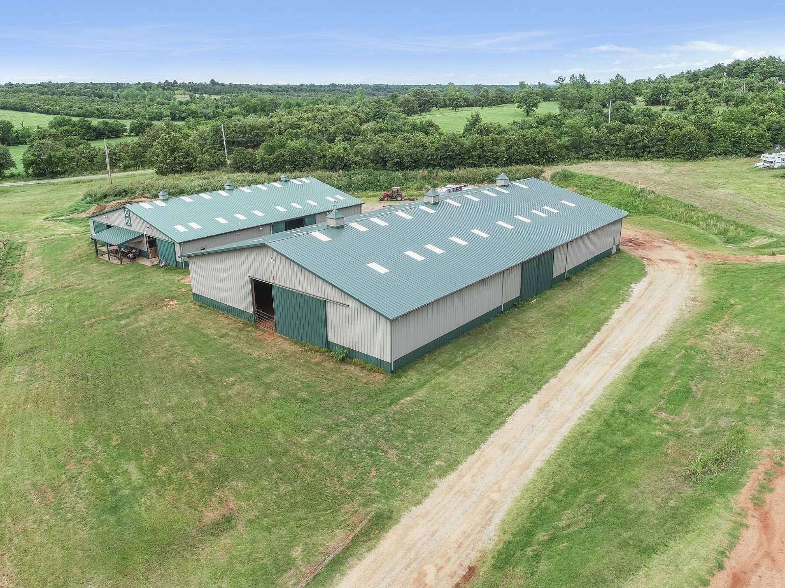 40 Acres of Agricultural Land with Home for Sale in Norman, Oklahoma