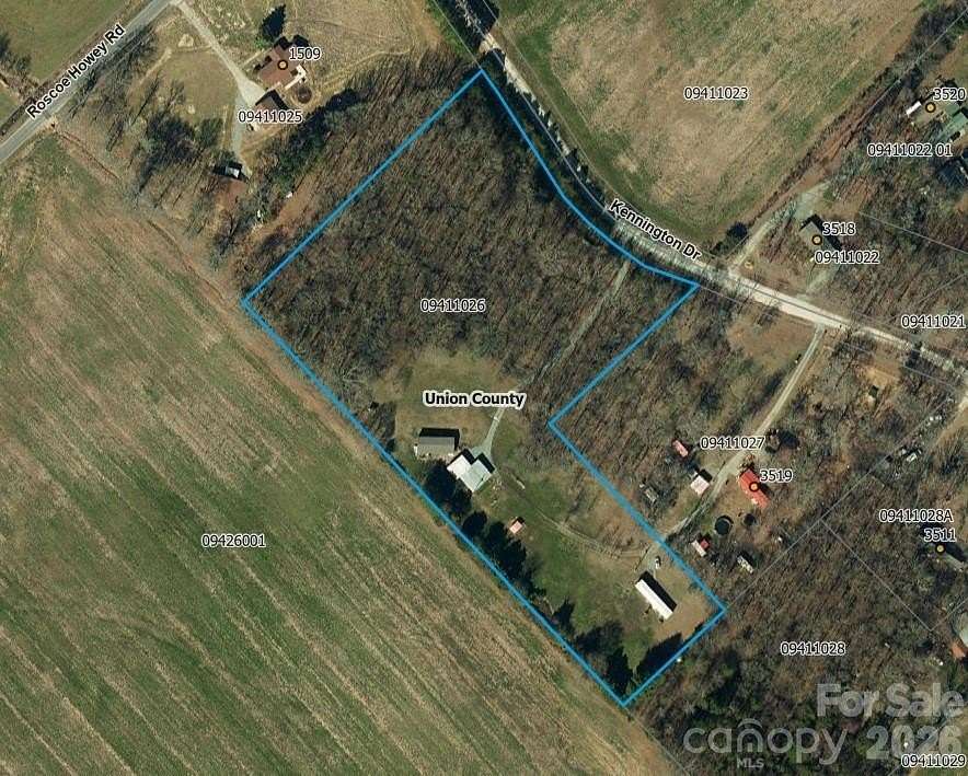6.8 Acres of Improved Land for Sale in Waxhaw, North Carolina