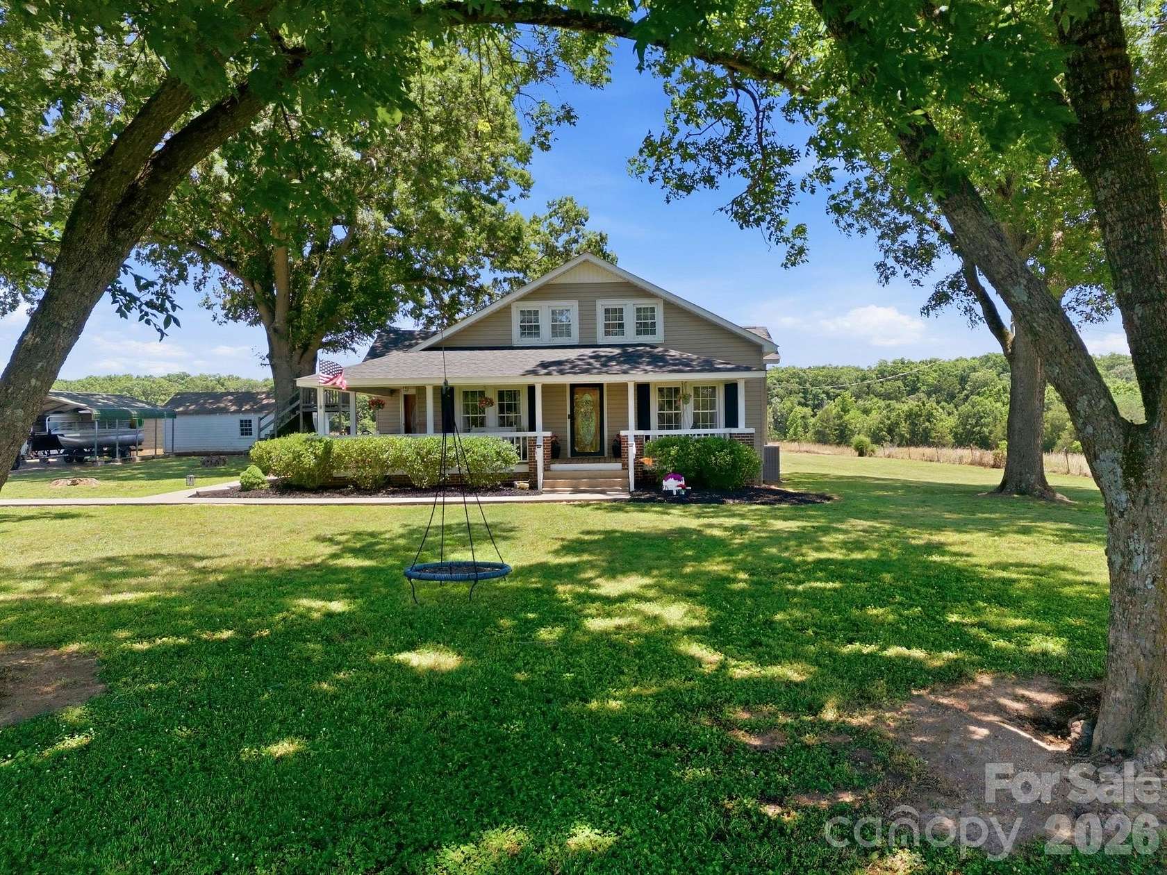10 Acres of Land with Home for Sale in Richfield, North Carolina