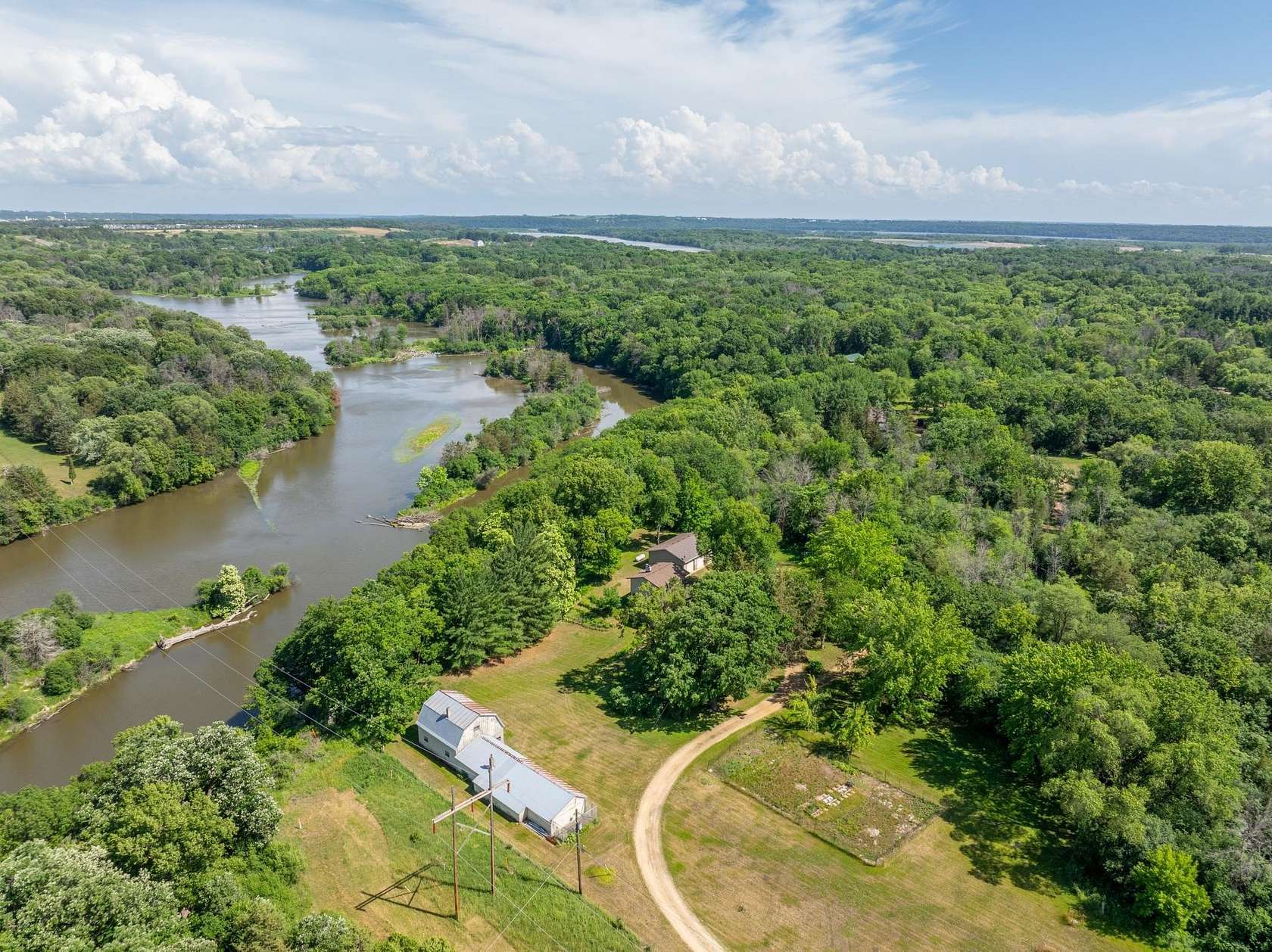 7 Acres of Land with Home for Sale in Grey Cloud Island Township, Minnesota