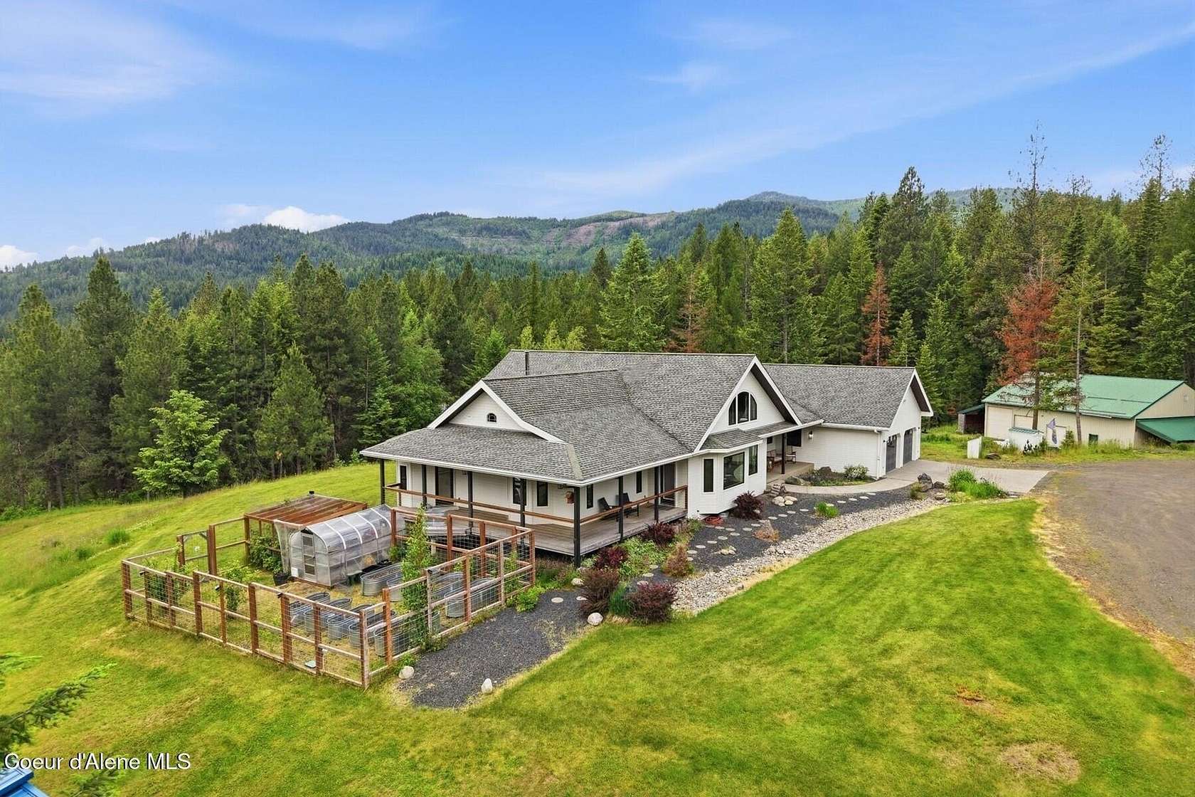 10 Acres of Recreational Land with Home for Sale in Coeur d'Alene, Idaho