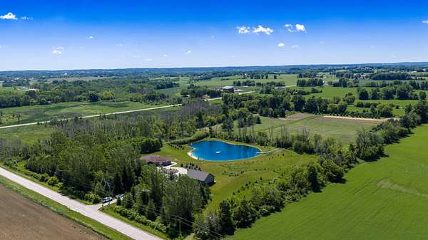 39.3 Acres of Land with Home for Sale in New Holstein, Wisconsin