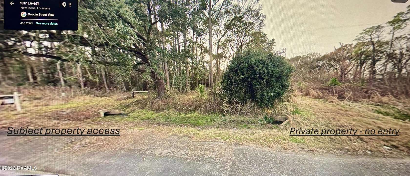 24 Acres of Recreational Land for Sale in New Iberia, Louisiana
