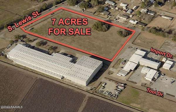 7 Acres of Commercial Land for Sale in New Iberia, Louisiana
