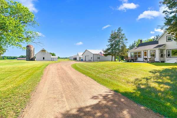 9.5 Acres of Land with Home for Sale in North Branch, Minnesota