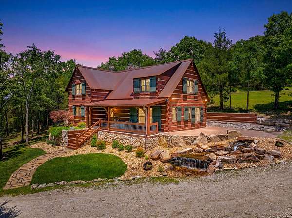 12.4 Acres of Land with Home for Sale in Branson, Missouri