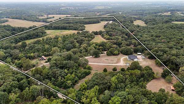 80 Acres of Land with Home for Sale in Clever, Missouri