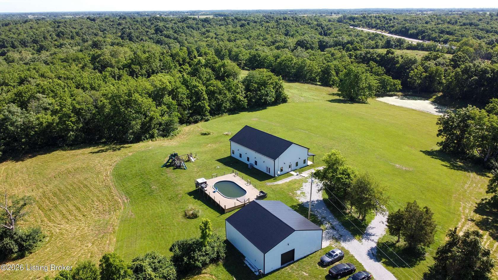 61 Acres of Land with Home for Sale in Campbellsburg, Kentucky