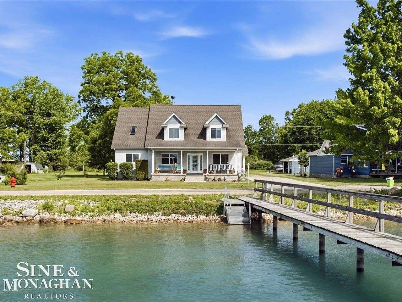 10.5 Acres of Land with Home for Sale in Harsens Island, Michigan