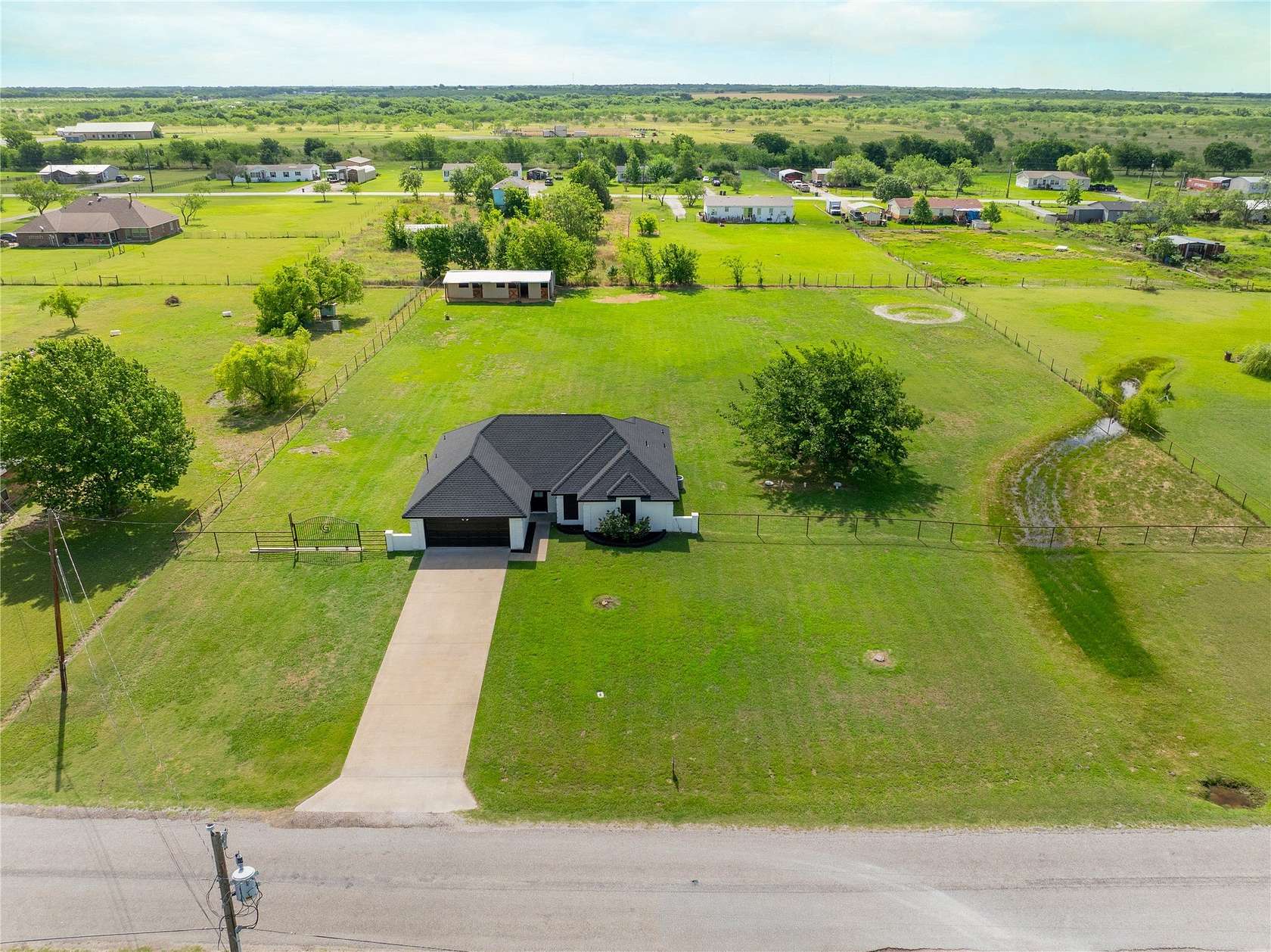 1.5 Acres of Land with Home for Sale in Kaufman, Texas