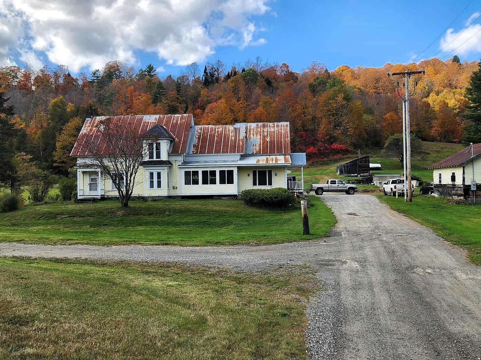 48 Acres of Recreational Land with Home for Sale in Cabot, Vermont