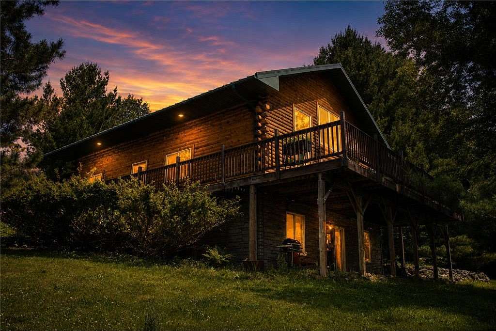 44.2 Acres of Land with Home for Sale in Black Brook Town, Wisconsin
