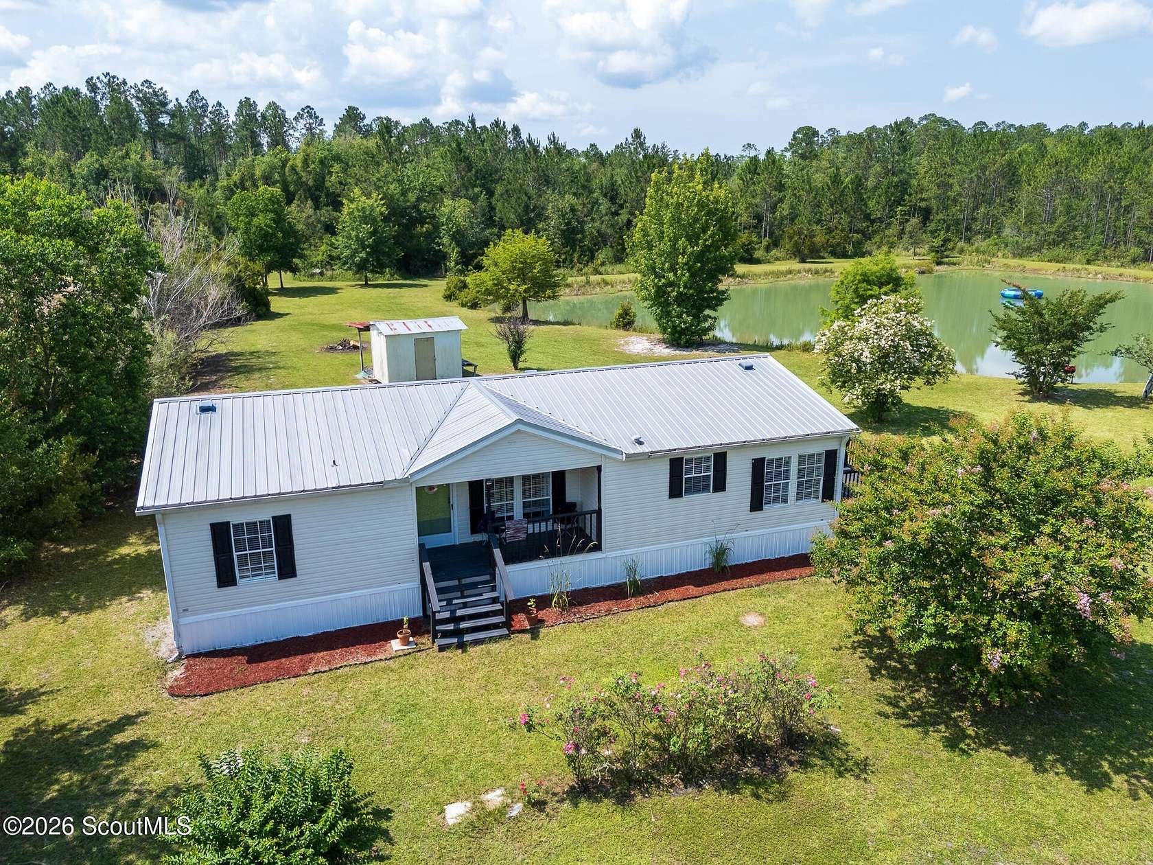 4.43 Acres of Land with Home for Sale in Saint George, Georgia