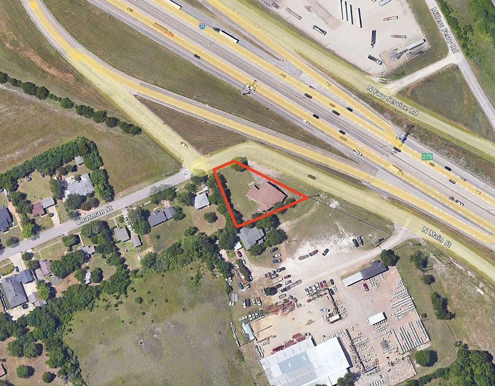 0.45 Acres of Commercial Land for Sale in Hutchins, Texas